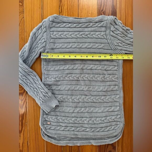 Lauren Ralph Lauren Grey Cable-knit Sweater - Picture 6 of 6